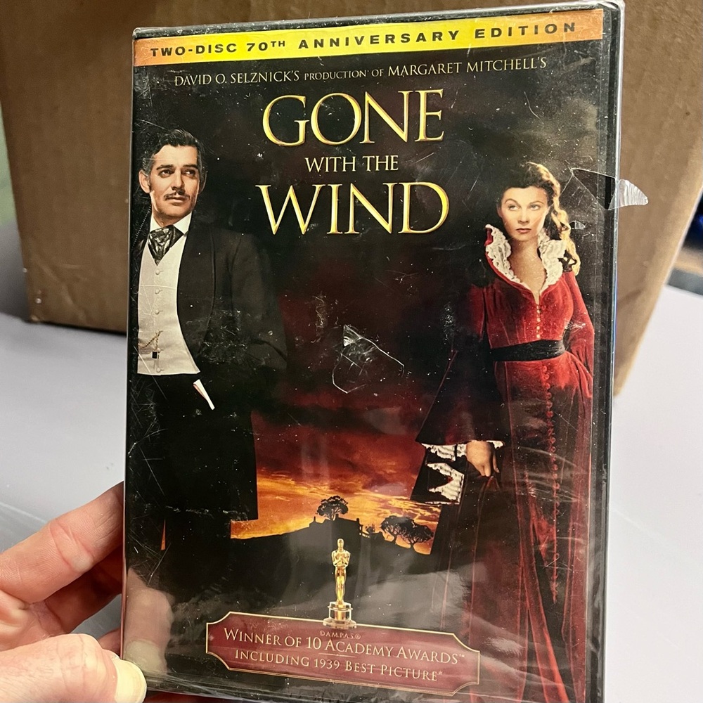 “Gone With the Wind” 70th Anniversary Edition 2 DVD Set; NIB